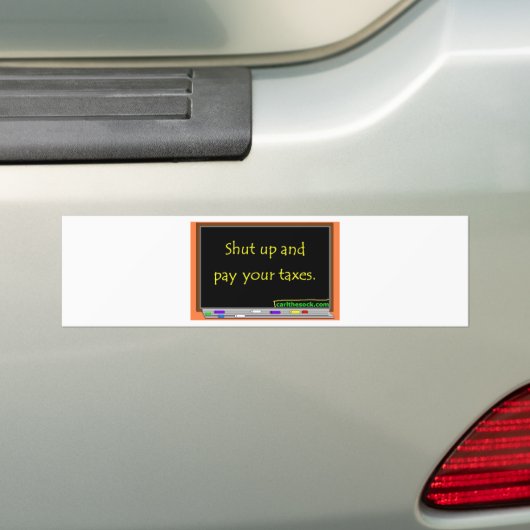Schließen Sie und zahlen Sie Ihre Steuern Autoaufkleber (Auf Auto)