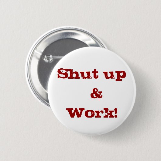 Schließen Sie &Work! Knopf Button (Vorne & Hinten)