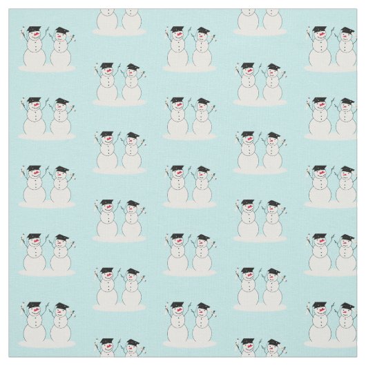 Schließen Snowmen Stoff (Muster)