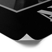 SCHLIESSEN UND HEBEN! Gewichtheben-Poster Poster (Ecke)