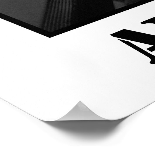 SCHLIESSEN UND HEBEN! Gewichtheben-Poster Poster (Ecke)