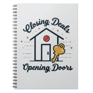 Schließen von Geschäften, Eröffnen von Türen Notizblock