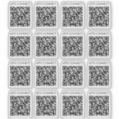 Schließen wir QR-Code Vinyl an Aufkleber (Vorderseite)