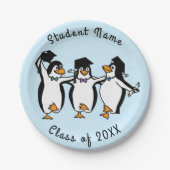 Schließend Pinguine Paper-Teller Pappteller (Vorderseite)