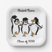 Schließend Pinguine Paper-Teller Pappteller (Vorderseite)