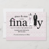 Schließlich Ankündigung Datum freihalten (Vorderseite)