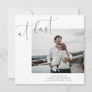 Schließlich das Kalligraphie-Foto Save The Date