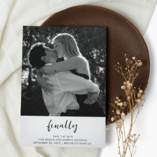 Schließlich Einfaches Ankündigung Datum freihalt