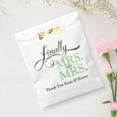 Schließlich Frau und Frau Wedding Empfang Geschenktütchen (Versiegelt)