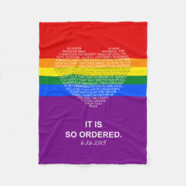 Schließlich gleiche Fleece-Decke Fleecedecke