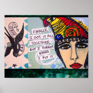 SCHLIESSLICH GOT ICH ES ALLES ZUSAMMEN POSTER