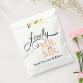 Schließlich Herr und Herr Wedding Empfang Geschenktütchen (Versiegelt)