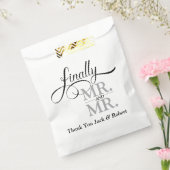 Schließlich Herr und Herr Wedding Empfang Geschenktütchen (Versiegelt)