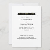 Schließlich lustiges Foto Hochzeit Retten Sie das Save The Date (Rückseite)