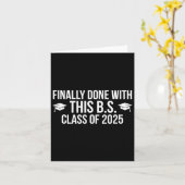 Schließlich mit diesem Bs CL von 2025 - Abschluss Karte (Gelbe Blume)