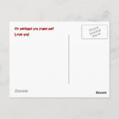 Schließlich Postkarte (Rückseite)