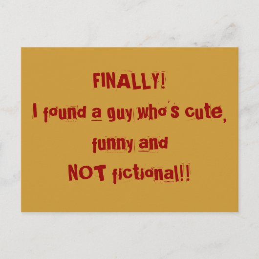 Schließlich Postkarte (Vorderseite)