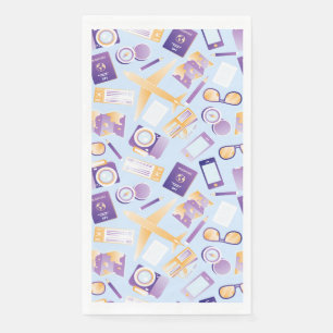 Schließlich Urlaub und Reisen im Sommer wieder Serviette