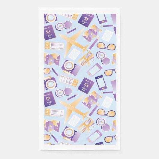 Schließlich Urlaub und Reisen im Sommer wieder Serviette (Vorderseite)