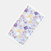 Schließlich Urlaub und Reisen im Sommer wieder Serviette (Ecke)