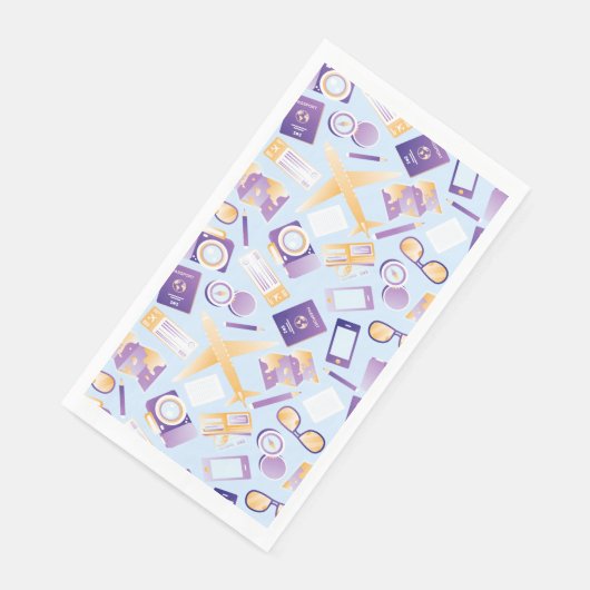 Schließlich Urlaub und Reisen im Sommer wieder Serviette (Ecke)