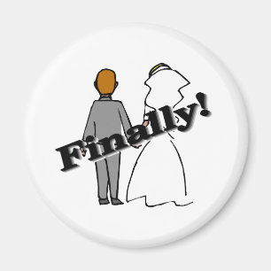 Schließlich Verheiratet Magnet