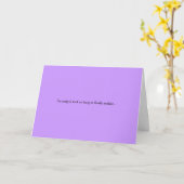 schließlich, verwirklichend, was Sie haben Karte (Gelbe Blume)