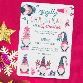 Schließlich Weihnachten mit meinen Gnomen Weihnach