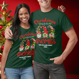 Schließlich Weihnachten mit meiner Gnomenfamilie g T-Shirt