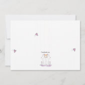 Schließlich zwei Bräute, die Einladung Wedding (Rückseite)