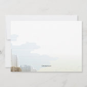 Schließlich zwei Smoking, das Einladung Wedding (Rückseite)