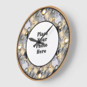 Schließt die Foto-Uhr Große Wanduhr (Winkel)