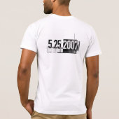 Schließung 5.25.2007 DBs T-Shirt (Rückseite)