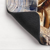 Schließung afrikanischer Schildkröten Mousepad (Ecke)