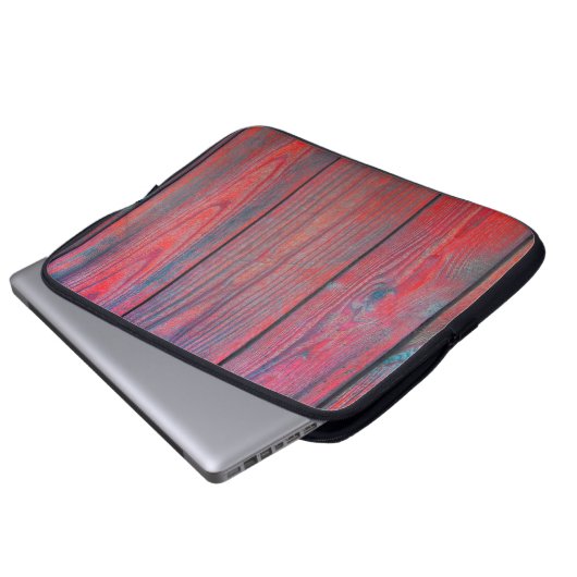 Schließung alter Holzplanken Textur Hintergrund Laptopschutzhülle (Vorne Knopf)