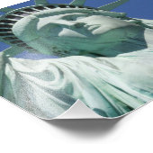 Schließung der Büste der Freiheitsstatue Fotodruck (Ecke)