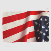 Schließung der Flagge der Vereinten Staaten Golfhandtuch (Horizontal)