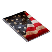 Schließung der großen amerikanischen Flagamerica, Notizblock (Rechte Seite)