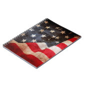 Schließung der großen amerikanischen Flagamerica, Notizblock (Linke Seite)