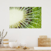 Schließung der Kiwi-Früchte Poster (Küche)