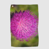 Schließung der Milchdistel Golfhandtuch (Vorderseite)