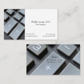 Schließung der Rechnerschlüssel Visitenkarte (Vorne/Hinten)