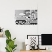 Schließung des Computers Poster (Heimbüro)