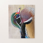 Schließung einer Atemberaubenden Holzente Puzzle (Vertikal)