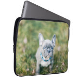 Schließung eines französischen Bulldoggen Laptopschutzhülle (Vorne Rechts)