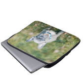 Schließung eines französischen Bulldoggen Laptopschutzhülle (Vorne Knopf)