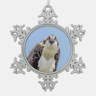 Schließung eines Jugendorgys Schneeflocken Zinn-Ornament