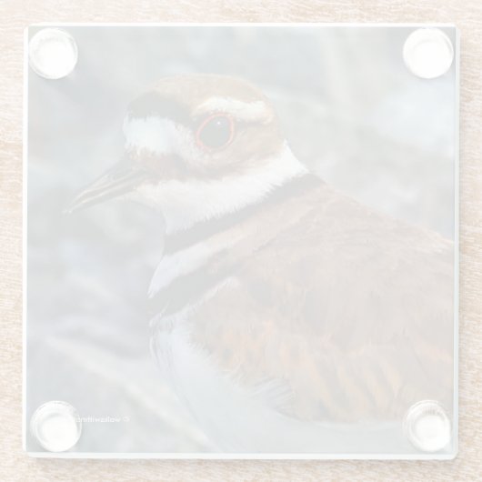 Schließung eines schönen Killers Glasuntersetzer (Rückseite)