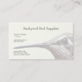 Schließung von Hummingbird Visitenkarte