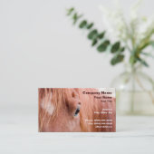 Schließung von Pferden Visitenkarte (Stehend Vorderseite)